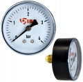 Manometr axialny tylny IBO 1/4", fi 60 mm, 0÷4 bar