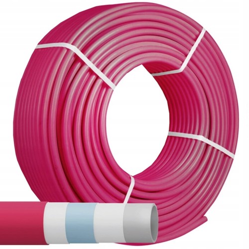Rura wielowarstwowa PE-RT DIAMOND Magenta - PE-RT EVOH 16x2 200m PEX 5 warstw