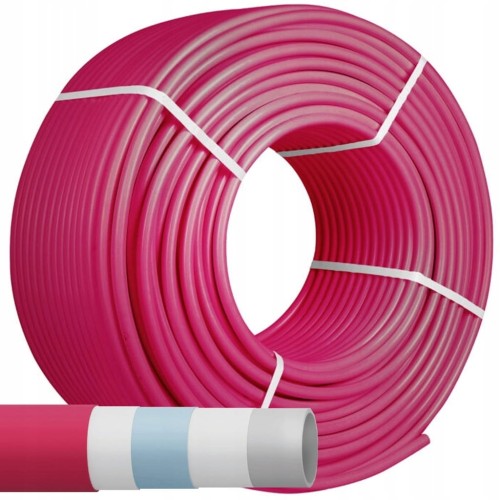 Rura wielowarstwowa PE-RT DIAMOND Magenta - PE-RT EVOH 16x2 600m PEX 5 warstw