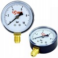 Manometr radialny dolny IBO 1/4" fi: 60mm 0-10 bar pionowy