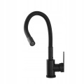 Bateria kuchenna Gamma Flex Black - czarna wylewka