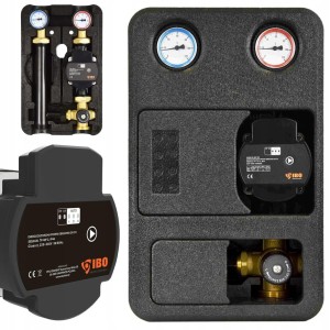 GRUPA POMPOWA GP PRO Z ZAWOREM TERMOSTATYCZNYM ELEKTRONICZNA POMPA IBO AMG
