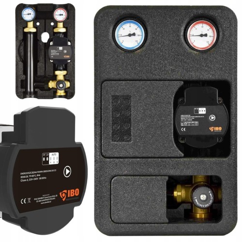 GRUPA POMPOWA GP PRO Z ZAWOREM TERMOSTATYCZNYM ELEKTRONICZNA POMPA IBO AMG