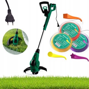 Podkaszarka sieciowa do trawy STALCO 25CM + 3 żyłki 1,6mmx15m