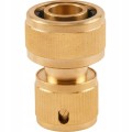 Szybkozłącze przelotowe mosiężne złączka do węża 3/4" BRS STALCO GARDEN