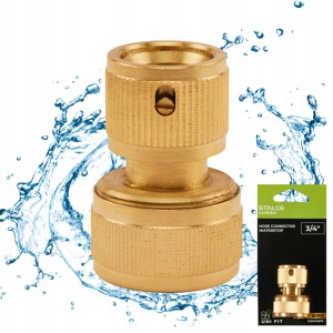 Szybkozłącze ze stopem mosiężne do węża 3/4" BRS STALCO GARDEN