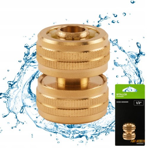 Reparator mosiężny do węża 1/2" BRS STALCO GARDEN