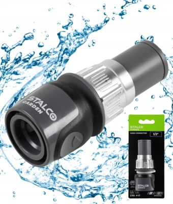 Szybkozłącze przelotowe do węża 1/2” XTR STALCO GARDEN