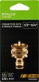 Szybkozłączka mosiężna z gwintem wew. 3/4" do 1" BRS STALCO GARDEN