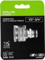 Szybkozłączka aluminium przyłącze z gwintem wew. 1/2"-3/4" XTR STALCO GARDEN