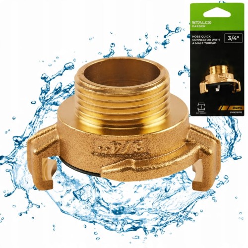 Złącze błyskawiczne mosiężne z gwintem wew. 3/4" BRS STALCO GARDEN