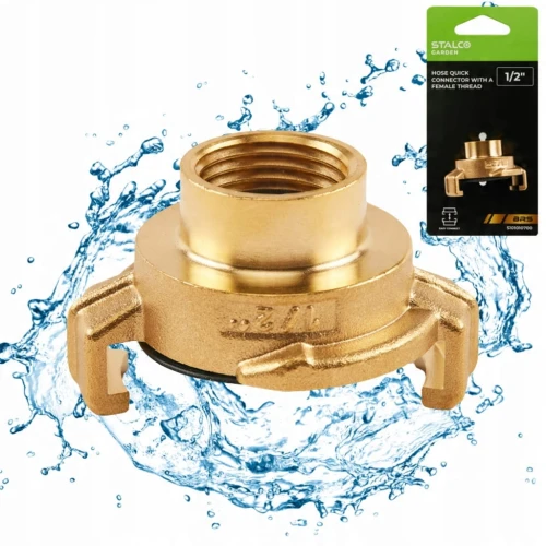 Złącze błyskawiczne mosiężne z gwintem wew. 1/2" BRS STALCO GARDEN