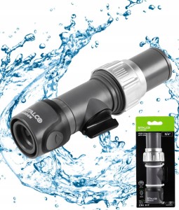 Szybkozłącze aluminiowe z zaworem do węża 3/4” XTR STALCO GARDEN