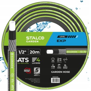 Wąż ogrodowy ATS 1/2" 20 m 4 warstwy EXP STALCO GARDEN