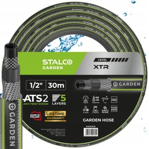 Wąż ogrodowy ATS 1/2" 30 m 5-warstw XTR STALCO GARDEN