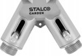 Rozdzielacz ogrodowy aluminiowy podwójny 3/4" XTR STALCO GARDEN