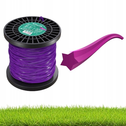 Żyłka tnąca gwiazdka STALCO STAR 2,4mm  x 90m do podkaszarki