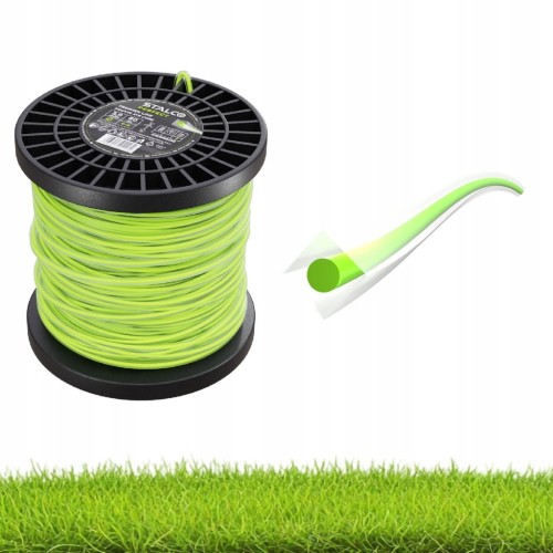 Żyłka tnąca kwadrat STALCO SQUARE XTR CORE 2,7mm x 70m do podkaszarki