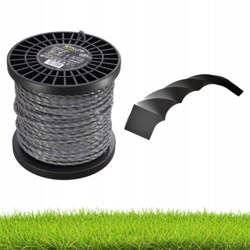 Żyłka tnąca kwadratowa STALCO SQUARE TWIST 2,4mm x 90m do podkaszarki