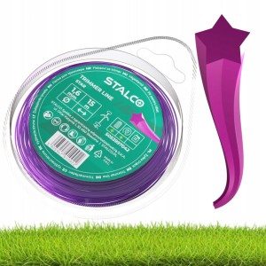 Żyłka tnąca gwiazdka STALCO STAR do podkaszarki i kosy - 1,6 mm x 15 m