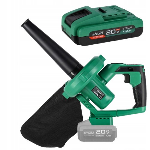 Oodkurzacz dmuchawa akumulatorowa STALCO 20V + akumulator 4Ah