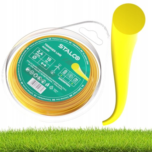 Żyłka tnąca okrągła 2,4mm/15m STALCO ROUND