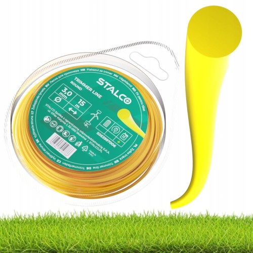 Żyłka tnąca okrągła 3mm/15m STALCO ROUND