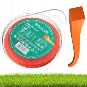 Żyłka tnąca kwadratowa 2mm/15m STALCO SQUARE