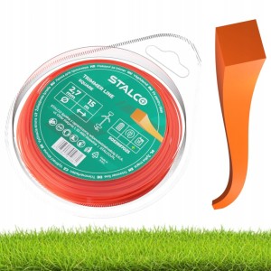 Żyłka tnąca kwadratowa 2,7mm/15m STALCO SQUARE
