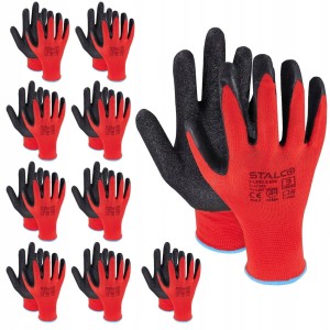 Rękawice robocze STALCO S-LATEX  11 XXL (10 par)