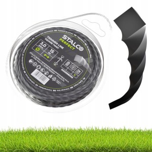 Żyłka tnąca kwadratowa 3mm/15m STALCO SQUARE TWIST