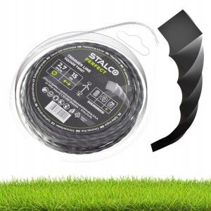 Żyłka tnąca kwadratowa 2,7mm/15m STALCO SQUARE TWIST