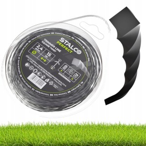 Żyłka tnąca kwadratowa 2,4mm/15m STALCO SQUARE TWIST