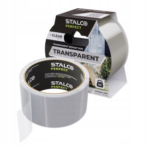Taśma naprawcza transparentna 50mm x 5m STALCO