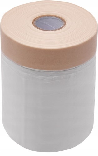 Folia ochronna malarska z taśmą samoprzylepną 550mm x 30m STALCO