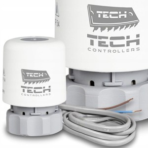 Siłownik termoelektryczny TECH M30x1,5 STT - 230/2 do rozdzielacza