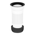 Rura odpływowa regulowana fi 110 mm 31 - 55 cm - czarna