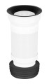 Rura odpływowa regulowana fi 110 mm 31 - 55 cm - czarna