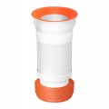 Rura odpływowa regulowana fi 110 mm 31 - 55 cm - pomarańczowa