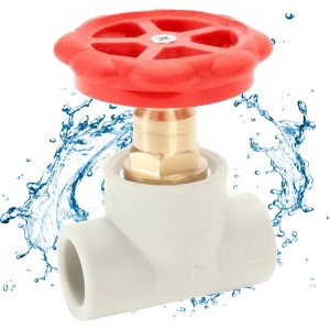 Zawór grzybkowy prosty zgrzewany PP-R fi 40 mm