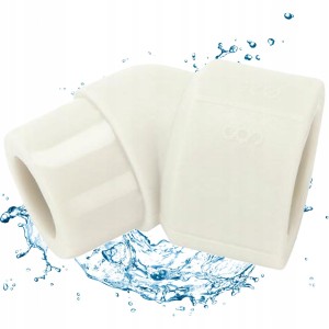 Kolanko nyplowe zgrzewane PP PP-R 45 stopni fi 40 mm