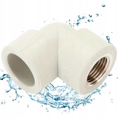Kolanko zgrzewane PP PP-R 25 x 3/4" 90 stopni