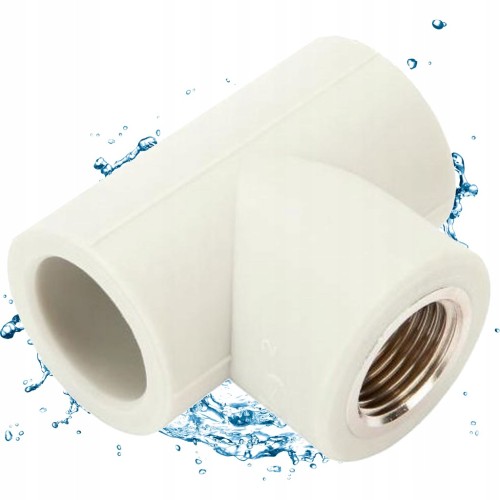 Trójnik zgrzewany PP PP-R GW 20 x 1/2"