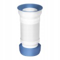 Rura odpływowa do WC regulowana fi 110 mm 31-55 cm granatowa