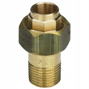 Śrubunek prosty miedziany GZ-LW do lutowania 3/4" x 15 mm