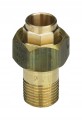 Śrubunek prosty miedziany GZ-LW do lutowania 1/2" x 15 mm