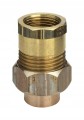 Śrubunek prosty miedziany GZ-LW do lutowania 1/2" x 15 mm