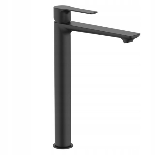 Bateria umywalkowa nablatowa BORNEO wysoka czarna Diamond