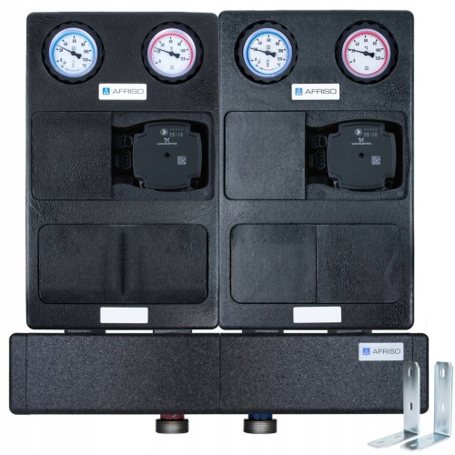 Grupa pompowa bez mieszania rozdzielacz 2 obiegi PRIMOTHERM GRUNDFOS AFRISO