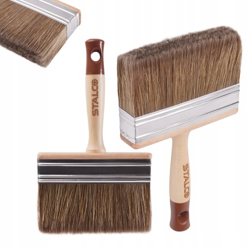 Pędzel tapetowy ławkowiec do drewna 130 mm WOOD STALCO
